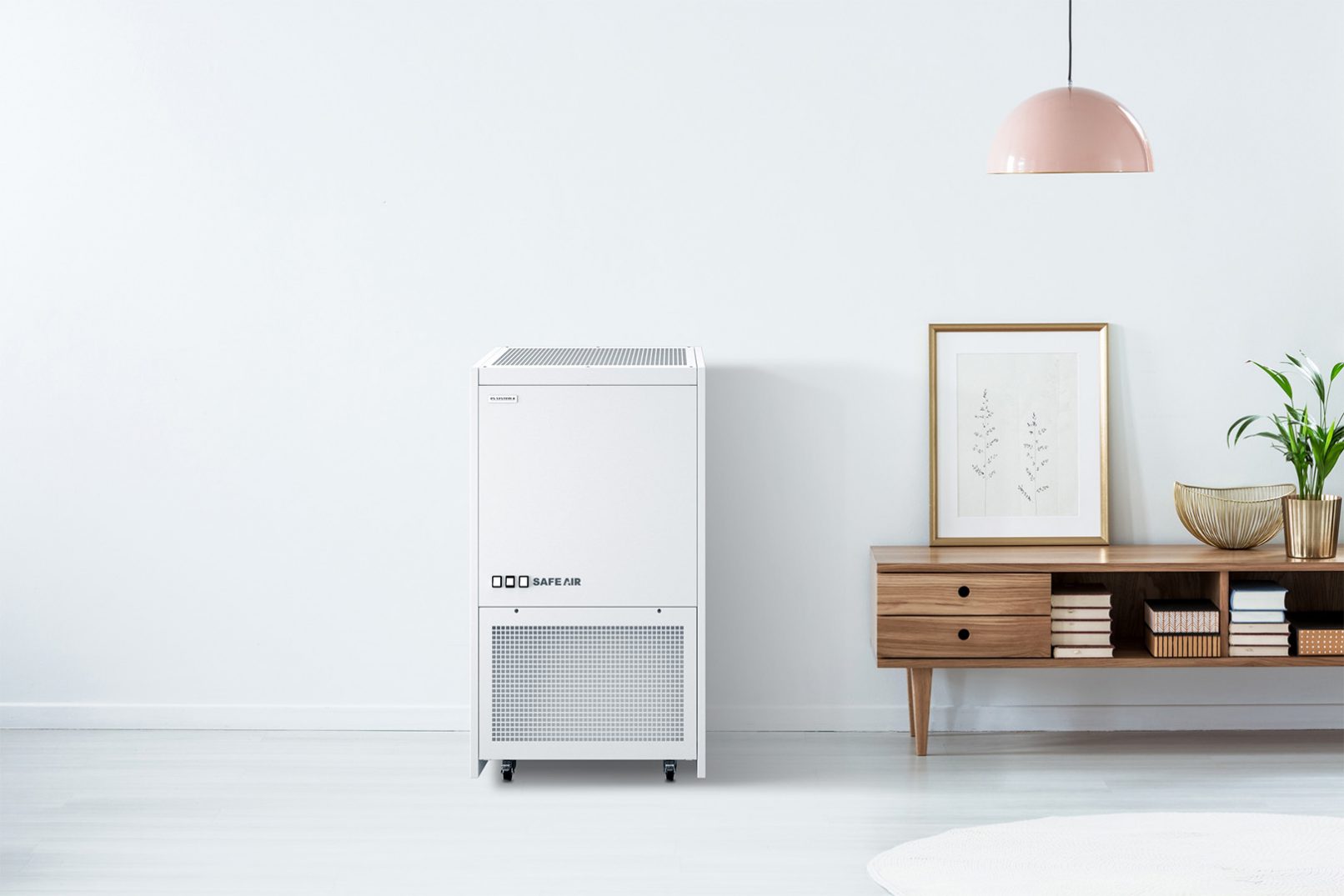 Oczyszczacz powietrza Safe Air dla Es System K projekt Grid Studio Projektowe