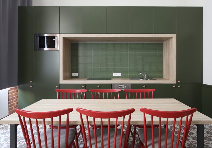 Projekt apartamentu dla Sleeping in Krakow Grid Studio Projektowe