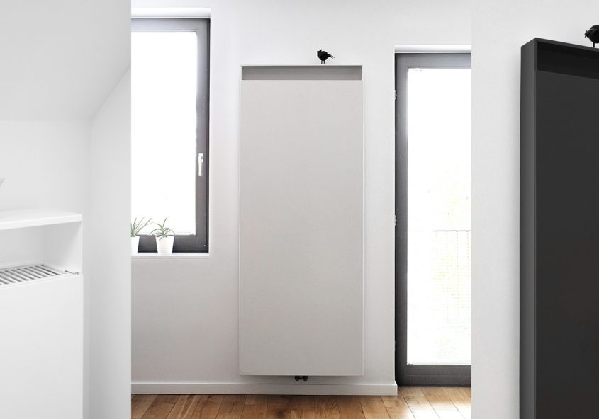 Maskownica na kaloryfer Grid Products projekt zrealizowany przez Grid Studio Projektowe