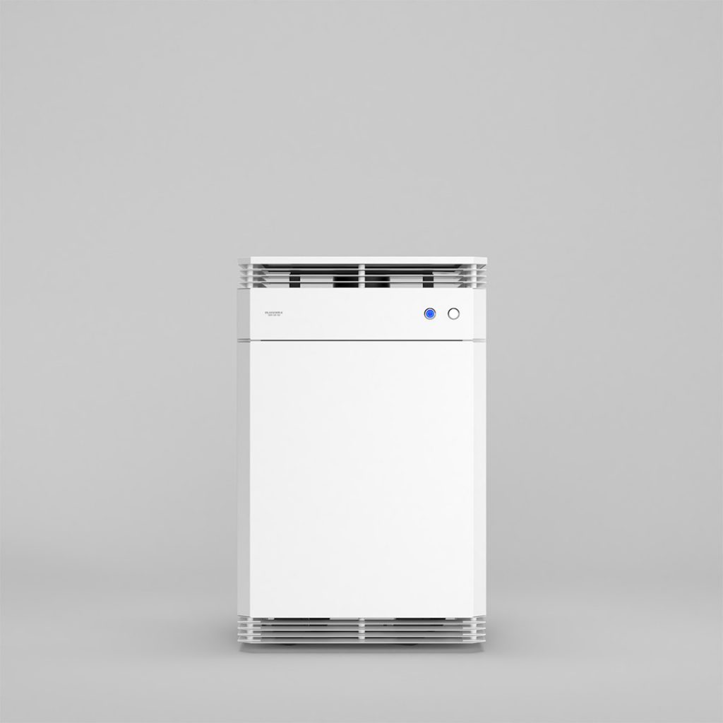 Oczyszczacz powietrza Safe Air 150 zaprojektowany dla Es System K przez Grid Studio Projektowe