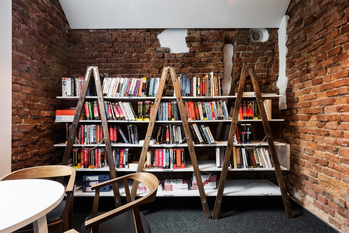 Aranżacje biur - projekt biblioteki dla Firmy ABB