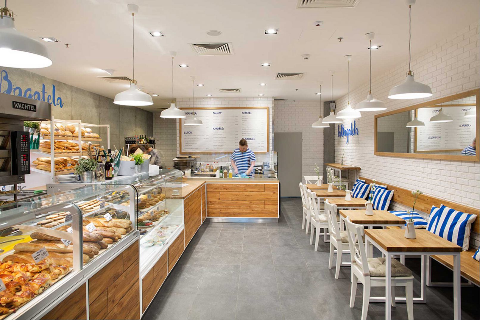 Projekt lokalu gastronomicznego - projekt wnętrza