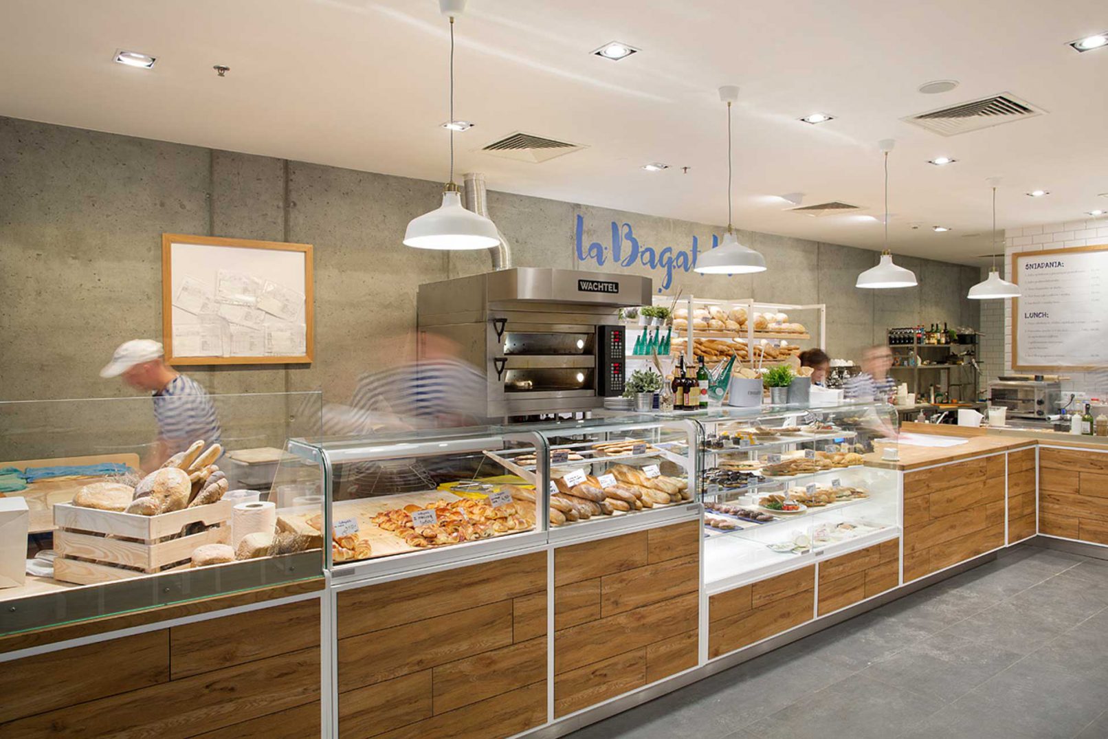 Projekt lokalu gastronomicznego - aranżacja wnętrza