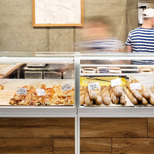 Projekt lokalu gastronomicznego - aranżacja ciągu urządzeń