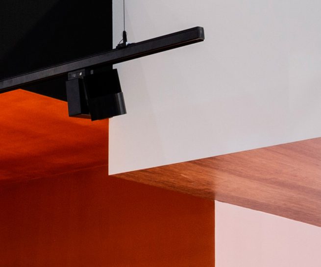 Projekt Stoiska Targowego - wykończenie ścian