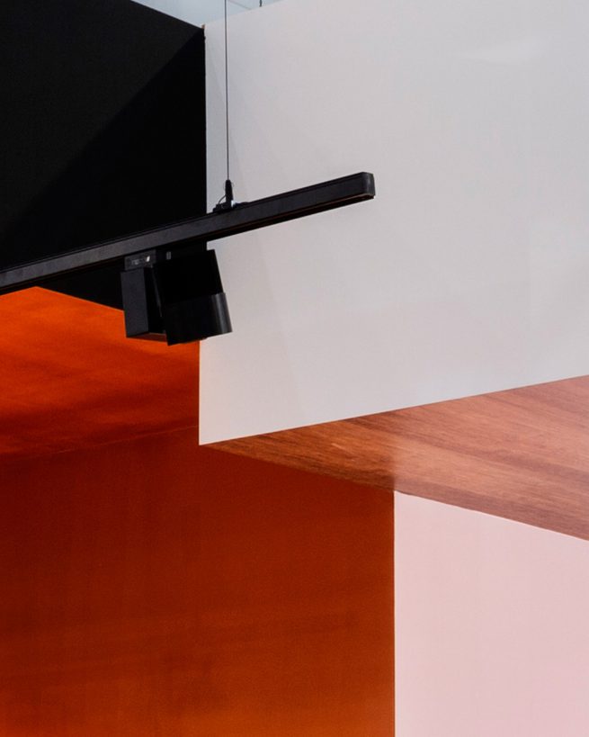 Projekt Stoiska Targowego - wykończenie ścian