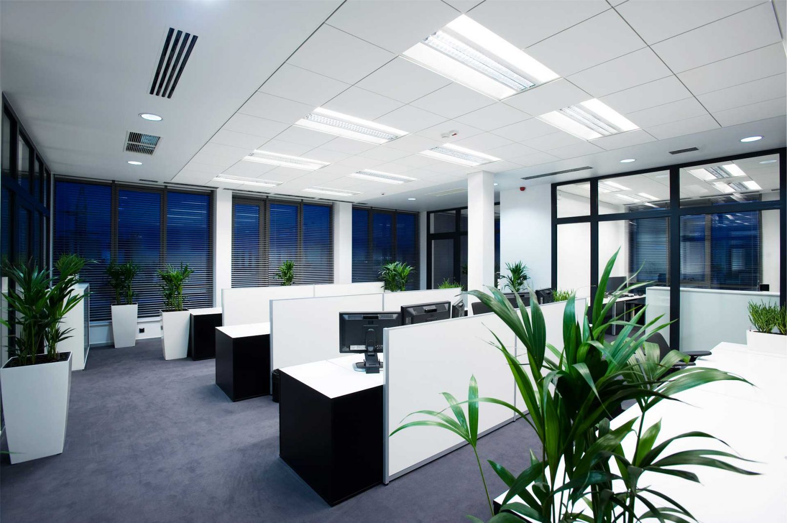 Projektowanie biur Kraków - aranżacja wnętrz biurowych firmy Eset