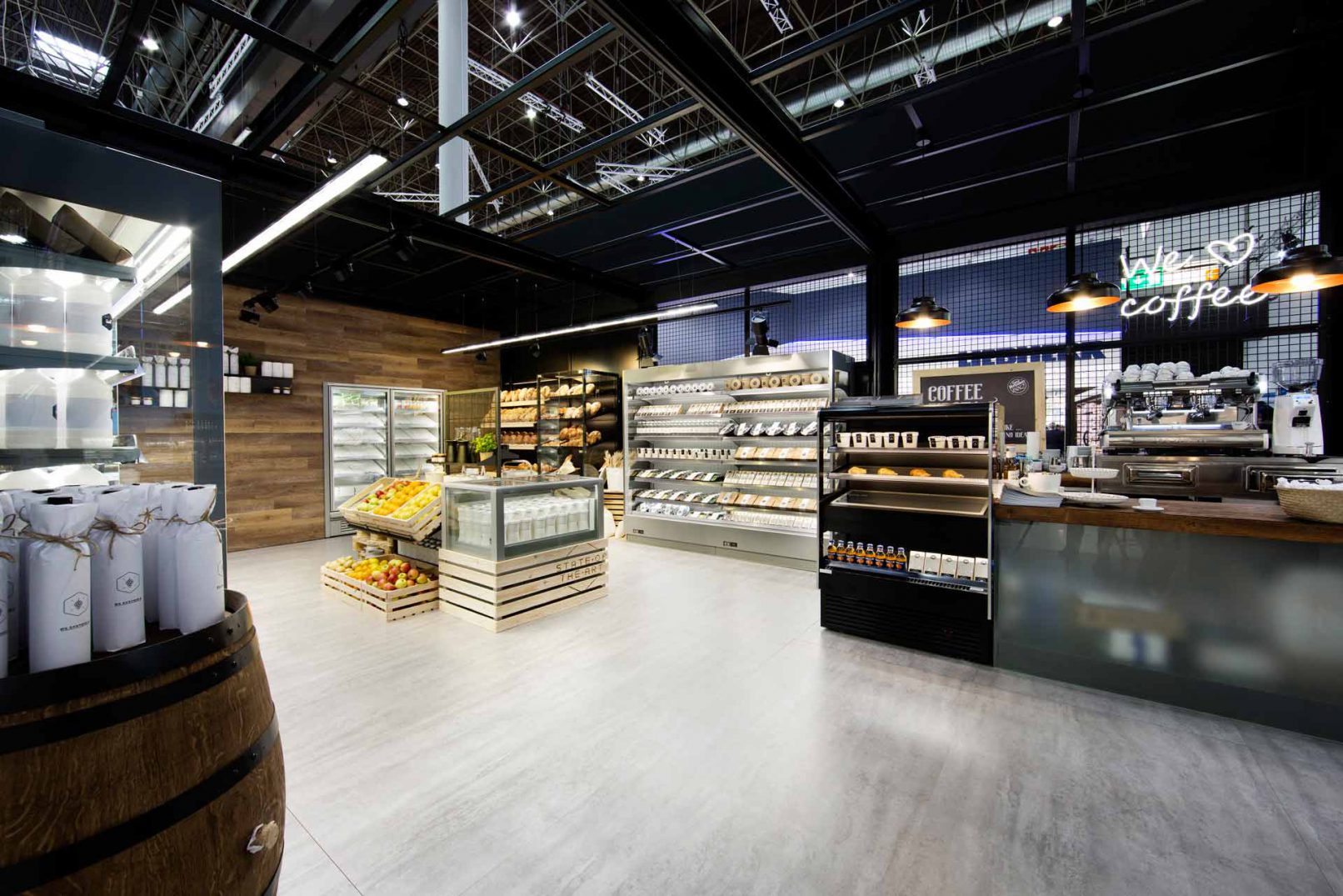 Projektowanie stoisk targowych - projekt convenience store