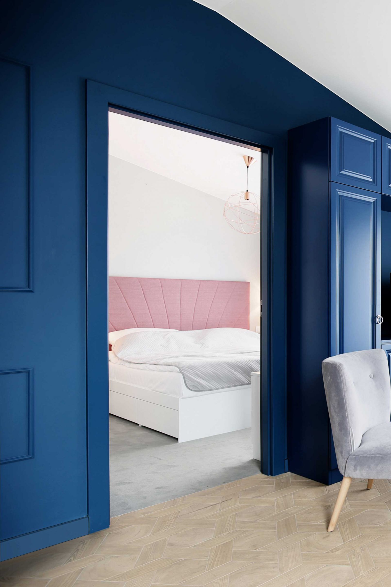 Projekt wnętrz - aranżacja sypialni