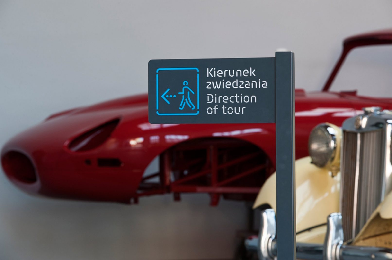 Muzeum Inżynierii Miejskiej system orientacji przestrzennej Grid Studio Projektowe