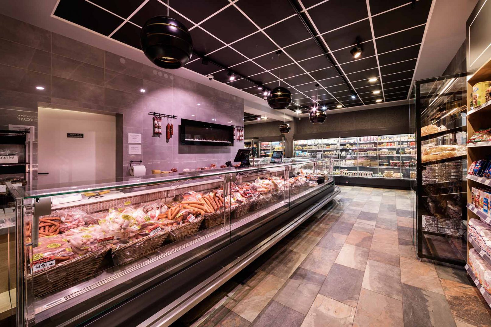 Aranżacja wnętrz minimarketu