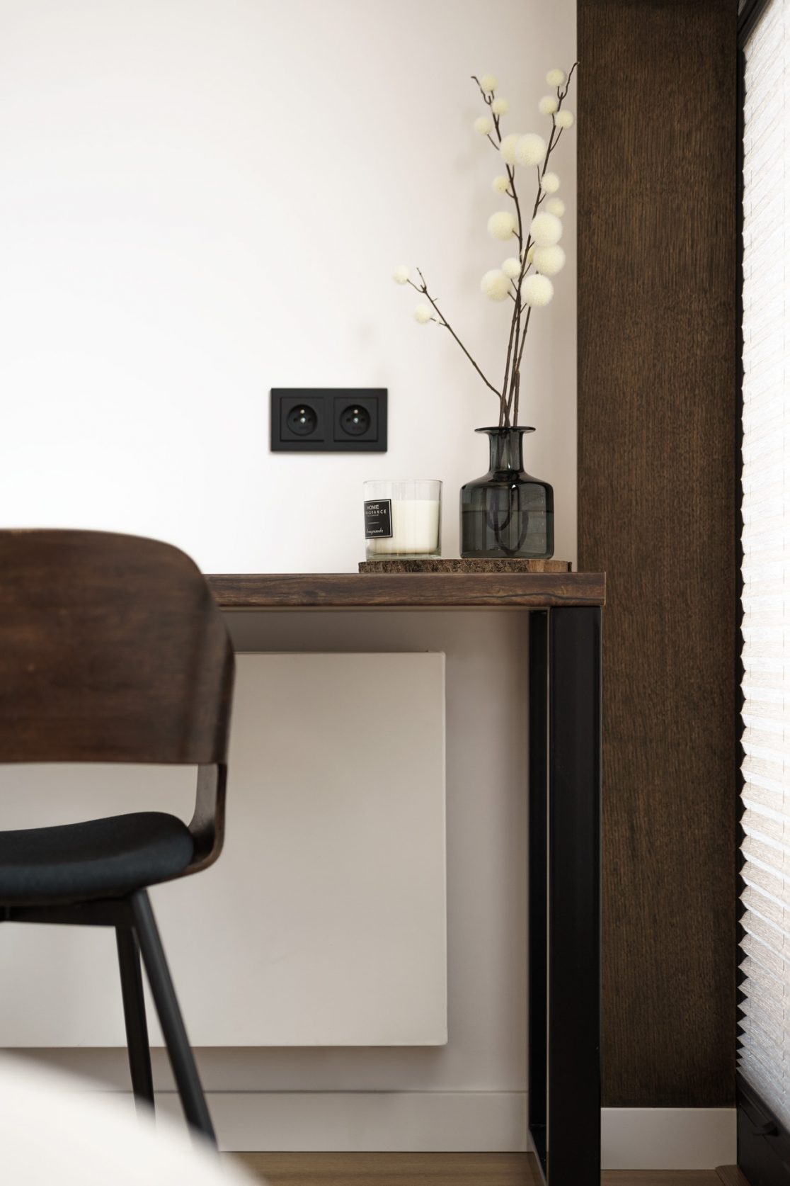 domki całoroczne, dekoracje, krzesło, drewno